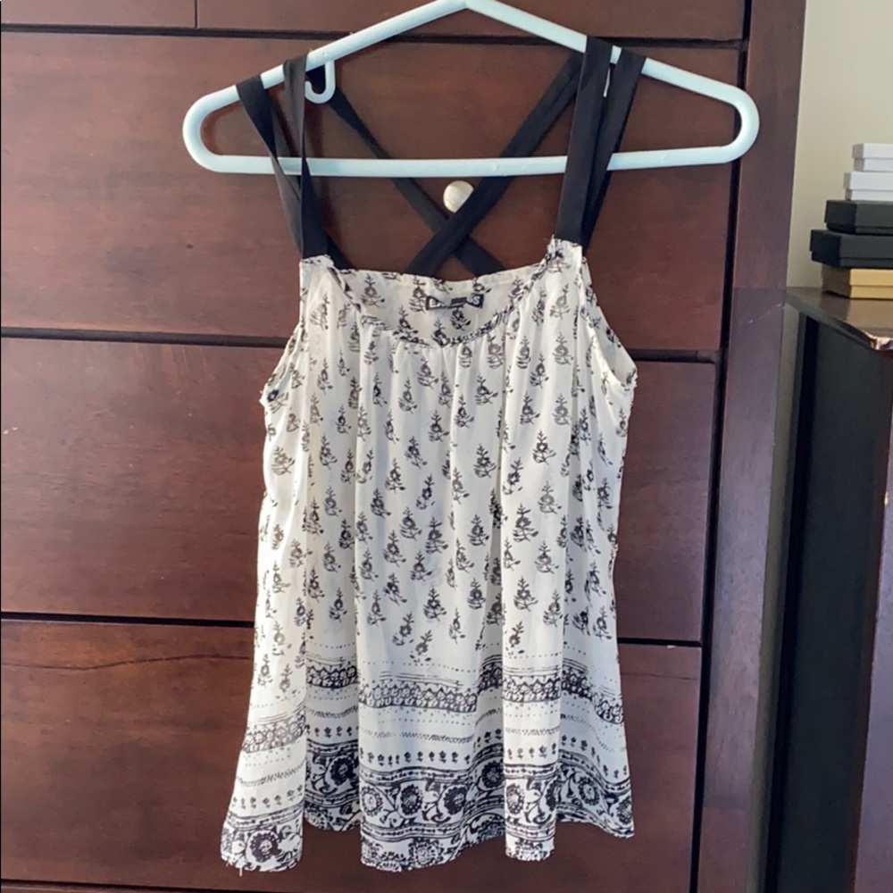 Express Cross Back Pattern Tank